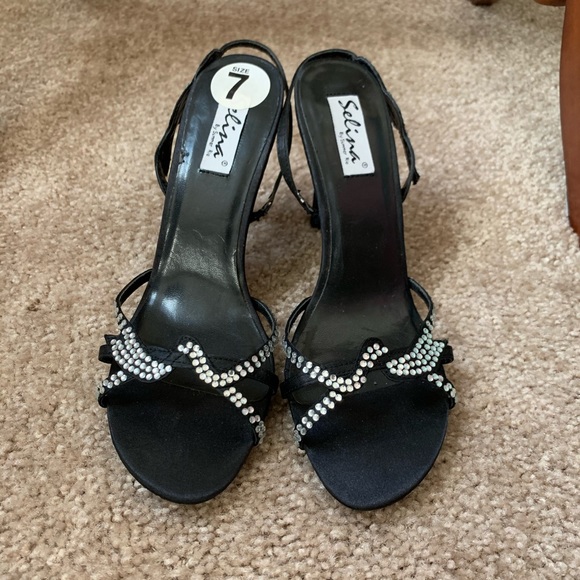 Selina Shoes - Vintage Hollywood formal heels - Selina